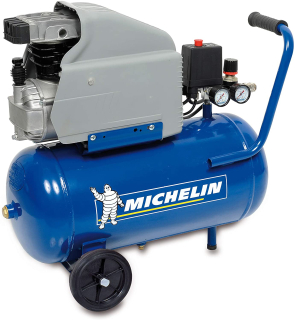 Olejový, mobilní, vzduchový kompresor, 8 barů, 24 l, 1,6 kW, 170 l./min., 230 V, MICHELIN MB 2420